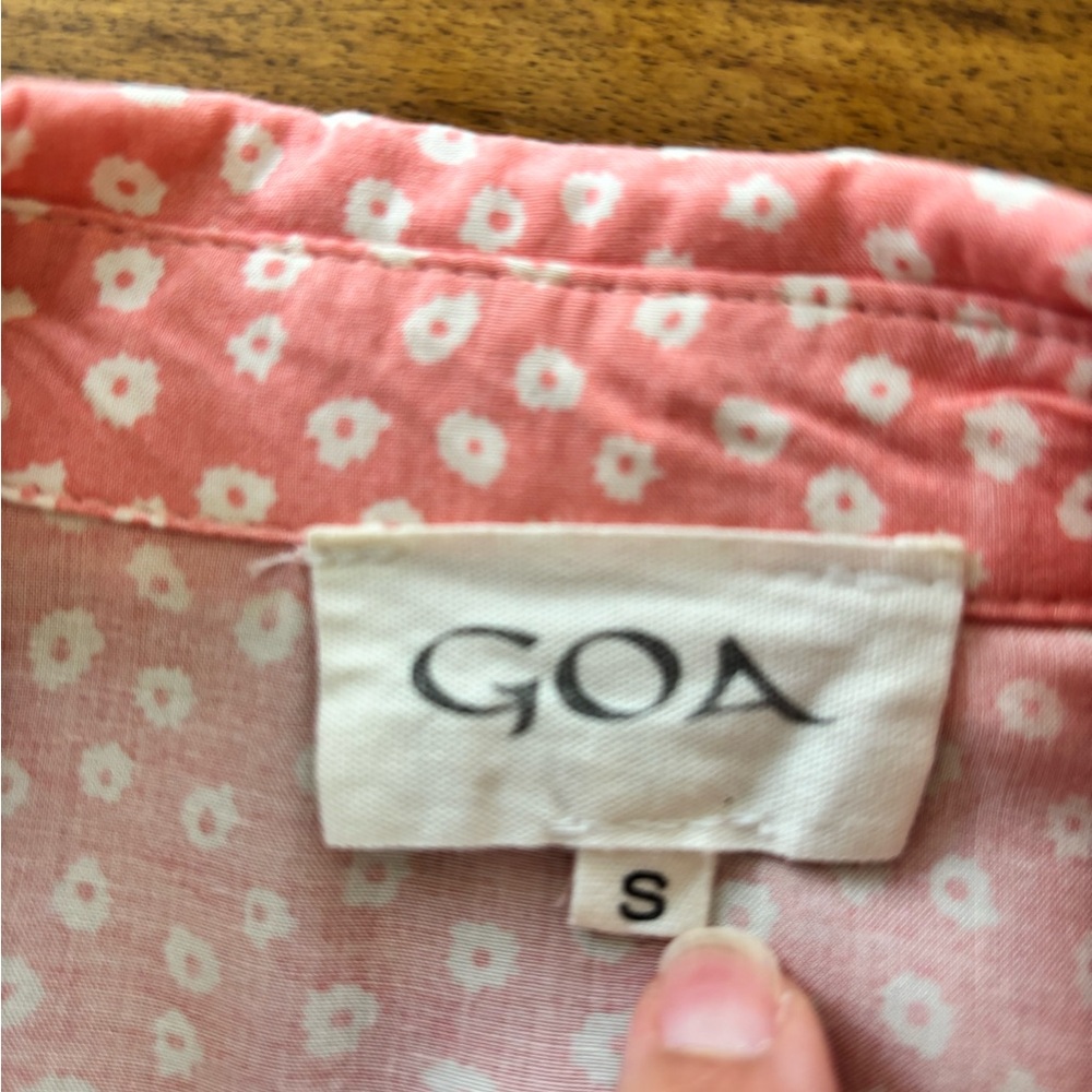 Goa Button Down Blouse - Picture 5 of 6